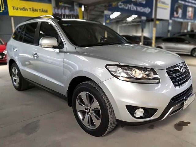 Bán xe Hyundai Santa Fe đời 2011, màu bạc, nhập khẩu nguyên chiếc chính hãng0