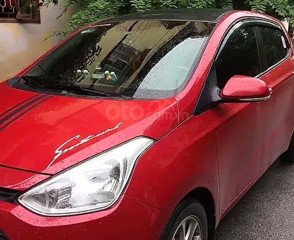 Cần bán lại xe Hyundai Grand i10 1.0 MT năm sản xuất 2015, màu đỏ, xe nhập xe gia đình