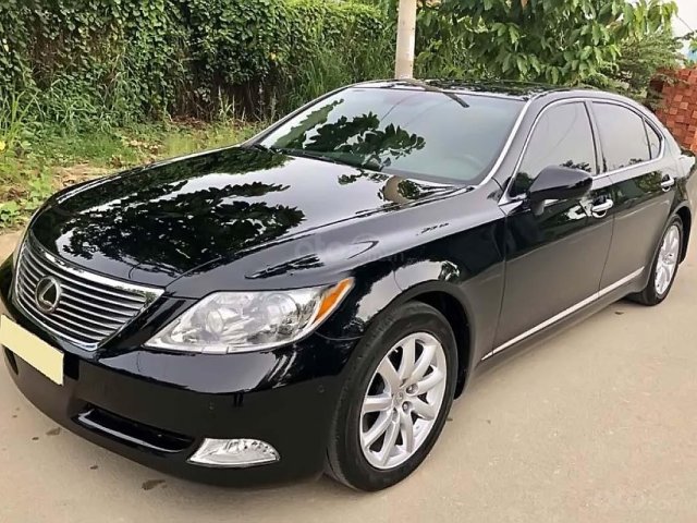 Cần bán lại xe Lexus LS 460L sản xuất 2008, màu đen, nhập khẩu0