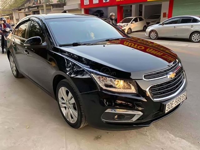 Bán Chevrolet Cruze LTZ đời 2016, màu đen số tự động, giá 460tr