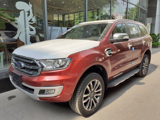 Cần bán Ford Everest Titanium Biturbo năm 2019, màu đỏ, nhập khẩu nguyên chiếc, giảm 85tr tiền mặt, liên hệ 0978664524