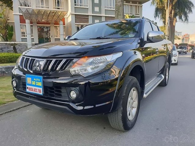 Bán xe Mitsubishi Triton 2.4 sản xuất năm 2017, màu đen, nhập khẩu, giá chỉ 495 triệu0