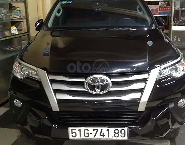 Bán Toyota Fortuner sản xuất năm 2018, màu đen, xe nhập0