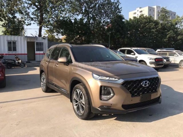 Bán xe Hyundai Santa Fe đời 2019, màu nâu số tự động0