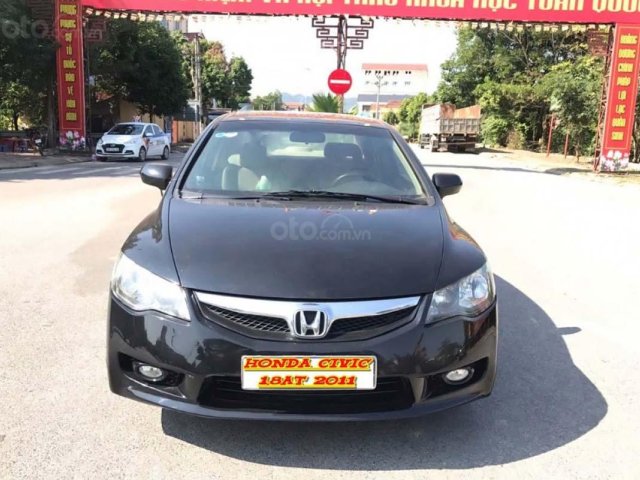 Bán Honda Civic 1.8 AT 2011, màu đen giá cạnh tranh0