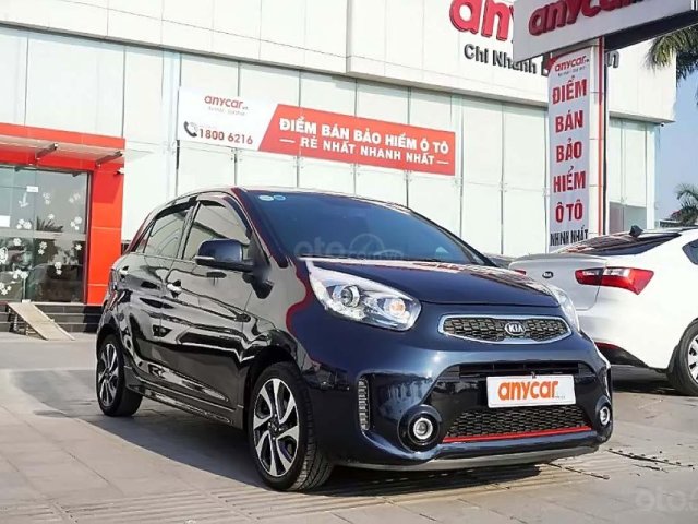 Xe Kia Morning Si MT năm 2017, màu xanh lam chính chủ, giá chỉ 310 triệu