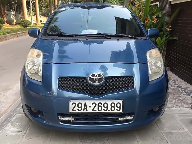 Bán Toyota Yaris 1.3 AT đời 2008, màu xanh lam, nhập khẩu  