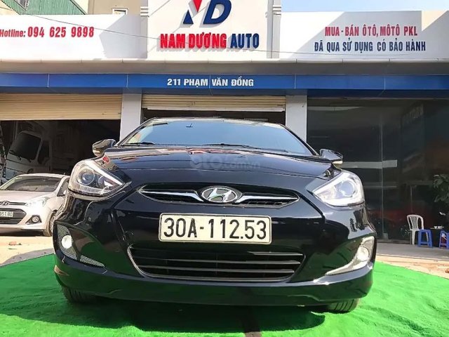 Cần bán gấp Hyundai Accent 1.4 AT 2014, màu đen, nhập khẩu nguyên chiếc0