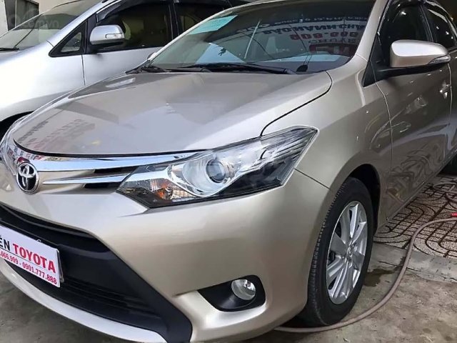 Bán Toyota Vios 1.5G 2014, màu vàng, 430tr0