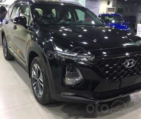 Khuyến mại lớn nhất trong năm, Khi mua Hyundai SantaFe sản xuất 2019, màu đen, giá tốt0