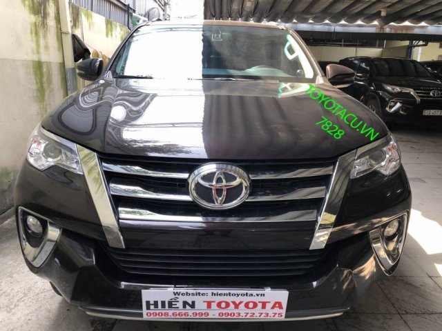 Bán Toyota Fortuner 2.4G đời 2017, màu nâu, xe nhập như mới