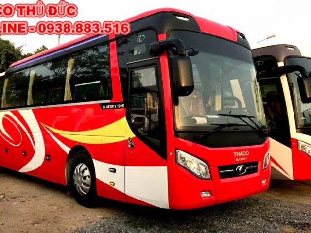 Cần bán xe khách Thaco TOWNER TB120S sản xuất 2019, màu đỏ