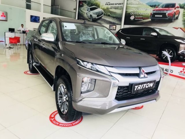 Bán xe Mitsubishi Triton 4x2 AT MIVEC 2019, màu xám, giảm giá nhẹ0