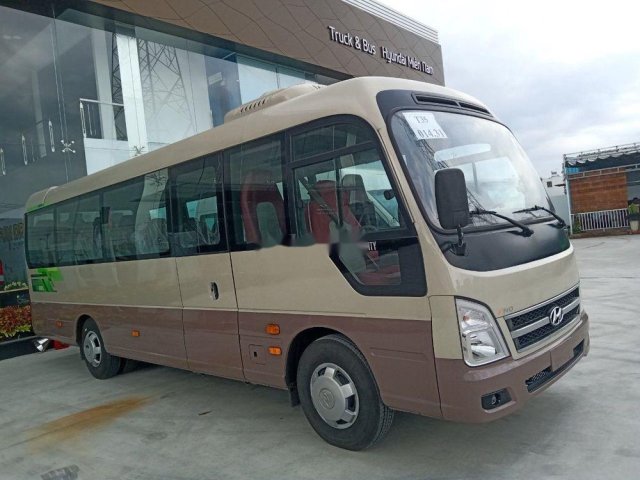 Bán ô tô Hyundai County 2019, màu kem (be), xe nhập