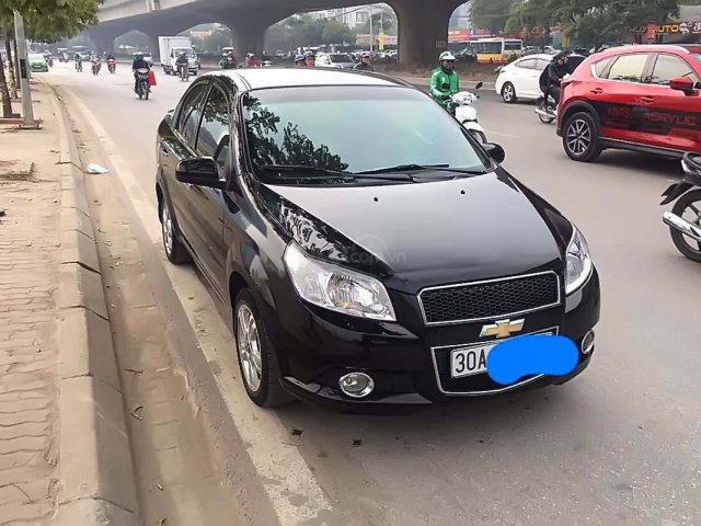 Cần bán lại xe Chevrolet Aveo LTZ 1.5 AT sản xuất 2015, màu đen  0