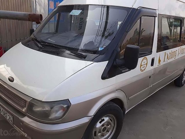 Cần bán lại xe Ford Transit 2.4L sản xuất 2005, màu trắng xe gia đình0