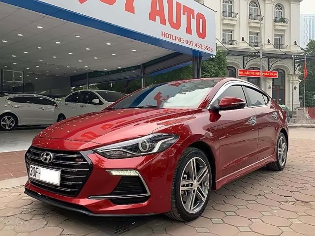 Bán Hyundai Elantra Sport 1.6 AT năm 2018, màu đỏ, giá 699tr