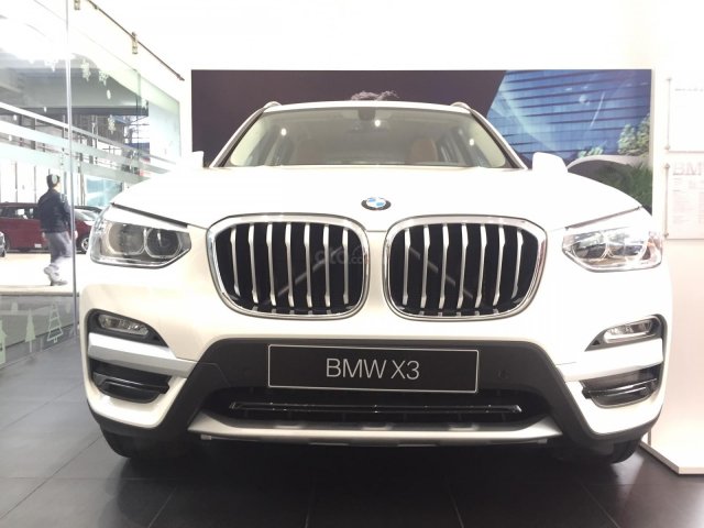 Giá xe BMW X3 giảm 160tr, mới 100%, SX 2019, màu trắng, nhập khẩu chính hãng 0