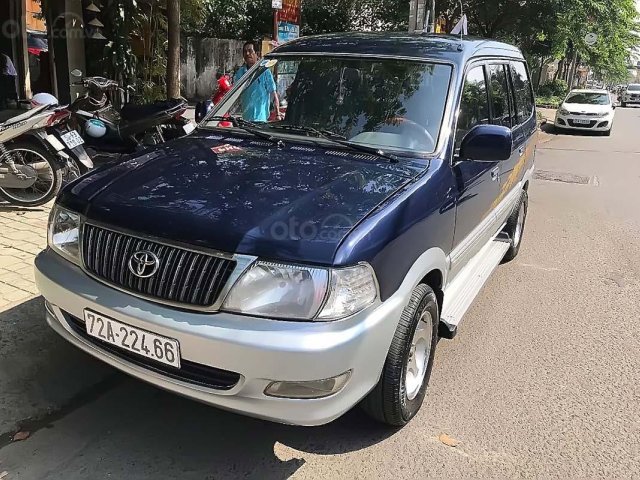 Cần bán lại xe Toyota Zace GL sản xuất 2003, màu xanh lam giá cạnh tranh0