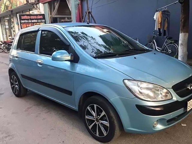 Cần bán Hyundai Getz sản xuất 2009, màu xanh, xe nhập0