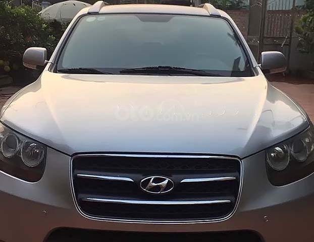 Bán xe Hyundai Santa Fe MLX đời 2008, màu bạc, nhập khẩu nguyên chiếc, 495tr0