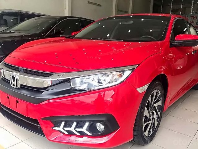 Cần bán lại xe Honda Civic 1.8 AT năm sản xuất 2019, màu đỏ, nhập khẩu, giá tốt0