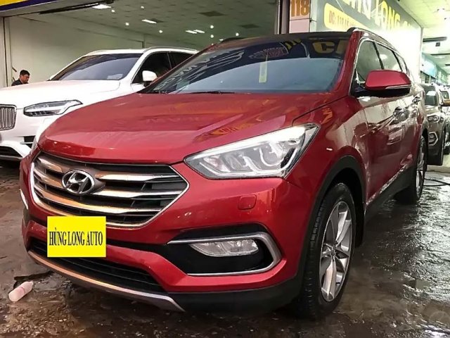 Bán ô tô Hyundai Santa Fe 2.4 AT 4WD sản xuất 2017, xe còn mới lắm0