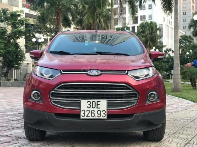 Cần bán Ford EcoSport 1.5L AT Black Edition năm 2016, màu đỏ, giá tốt0