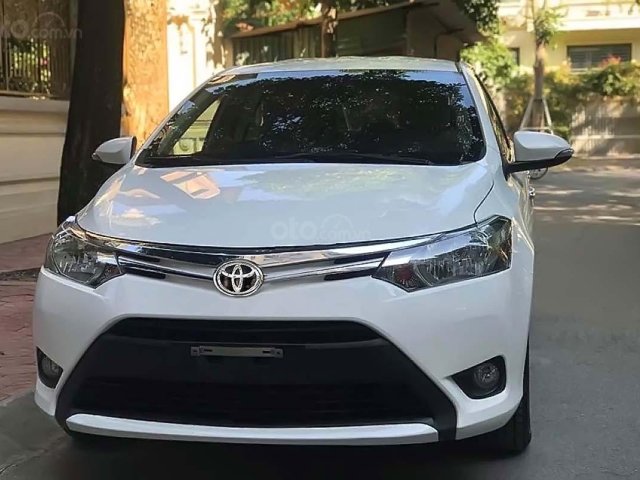 Bán Toyota Vios 1.5E AT đời 2018, màu trắng, số tự động0