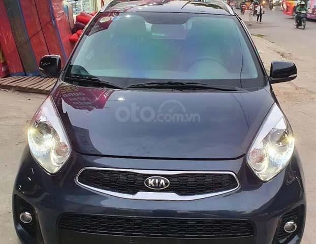 Cần bán xe Kia Morning S 1.25AT năm 2018, màu xanh đen số tự động