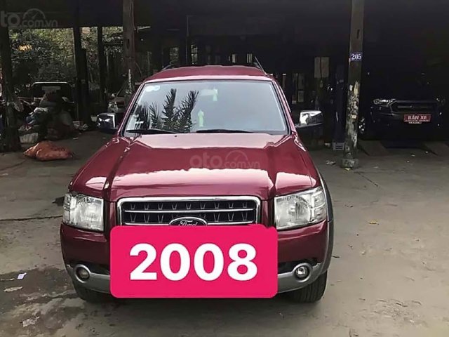 Bán xe Ford Everest MT đời 2008, màu đỏ, máy dầu
