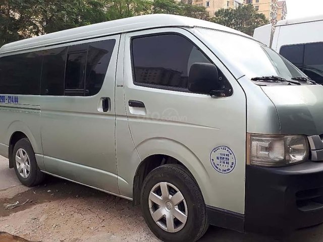 Cần bán gấp Toyota Hiace 2007, màu xanh lam chính chủ, 280 triệu0