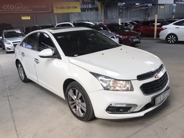 Bán Chevrolet Cruze LTZ 1.8AT màu trắng số tự động sản xuất 2016 mẫu mới0