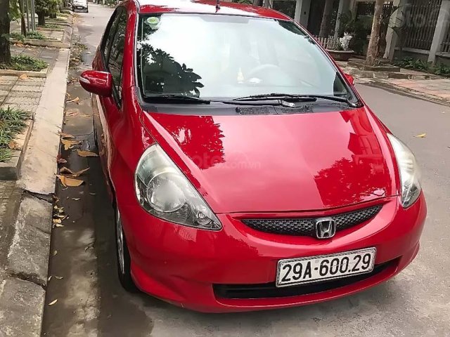 Cần bán gấp Honda Jazz 1.5AT sản xuất 2008, màu đỏ, nhập khẩu nguyên chiếc, giá 250tr0