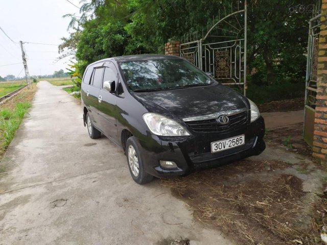 Bán Toyota Innova G năm 2009, màu đen, nhập khẩu, 330tr0