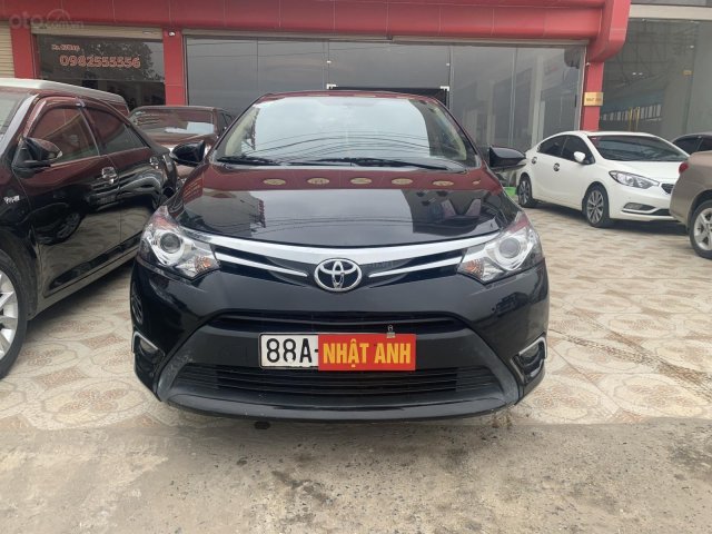 Bán Toyota Vios 1.5 G năm sản xuất 2016, màu đen, giá chỉ 465 triệu0