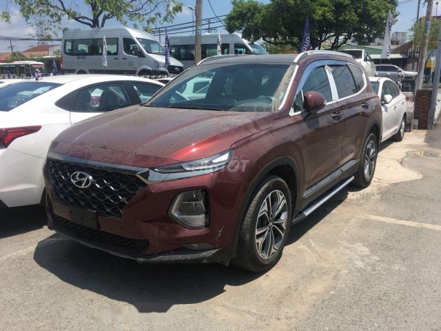 Bán Hyundai Santa Fe đời 2019, màu đỏ, quà tặng hấp dẫn0