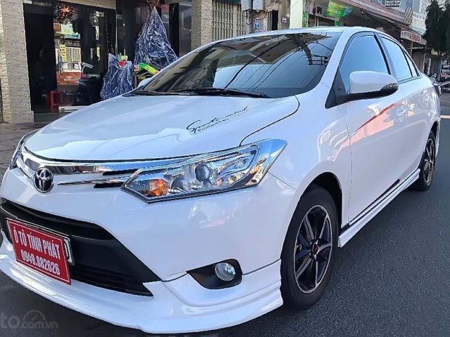 Bán Toyota Vios G TRD Sport sản xuất năm 2018, màu trắng đẹp như mới, giá tốt0