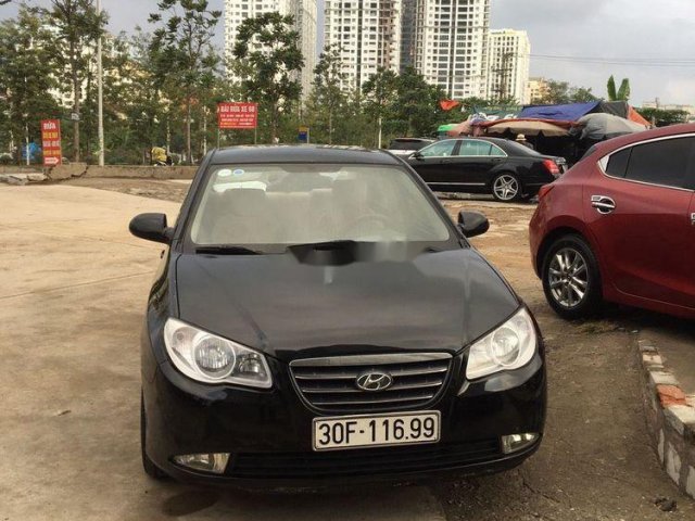 Bán Hyundai Elantra sản xuất MT năm 2009, màu đen chính chủ, 190tr0