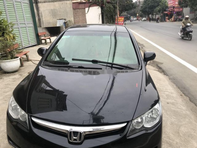 Cần bán Honda Civic năm 2007, màu đen số sàn