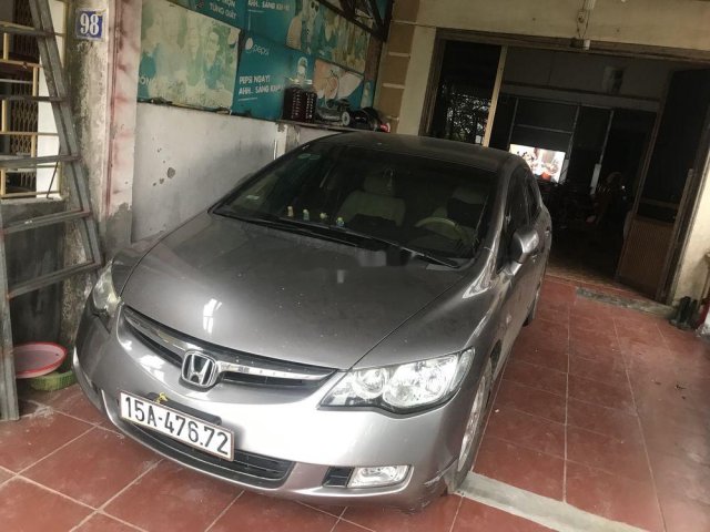 Cần bán lại xe Honda Civic sản xuất năm 2008, màu bạc