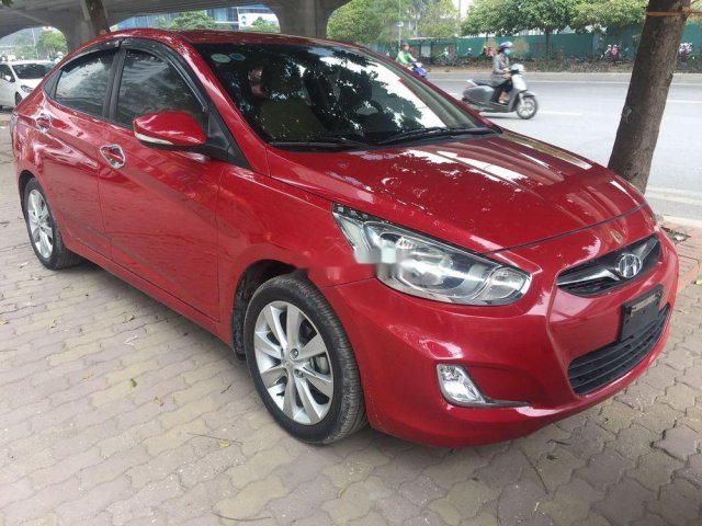 Bán xe Hyundai Accent đời 2012, màu đỏ, nhập khẩu số tự động giá cạnh tranh0