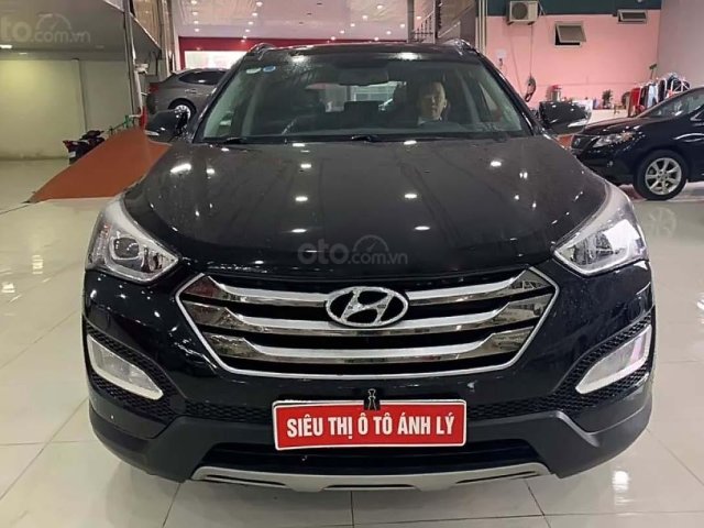 Bán ô tô Hyundai Santa Fe 2.2AT 2015, màu đen, xe nhập  