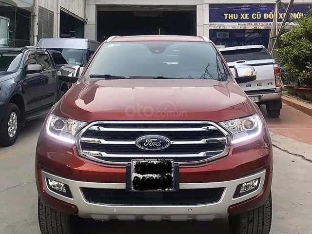 Bán xe Ford Everest đời 2018, màu đỏ, xe nhập