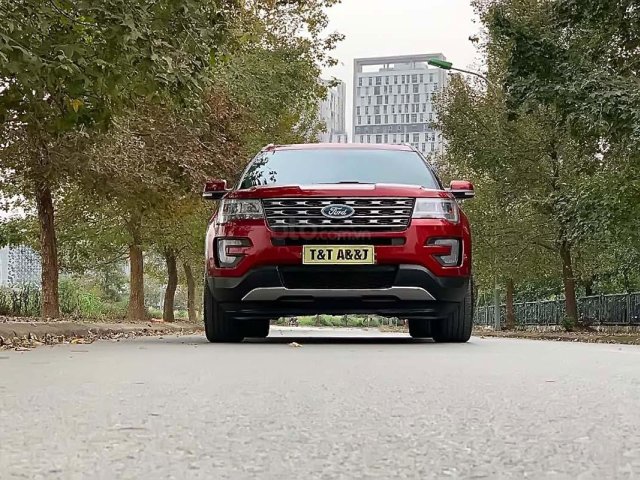 Bán Ford Explorer Limited 2.3L EcoBoost sản xuất 2018, màu đỏ, nhập khẩu