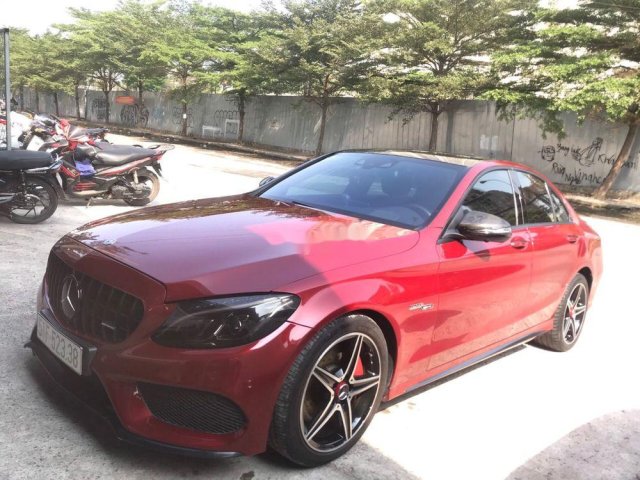 Bán ô tô Mercedes C300 AMG năm 2015, màu đỏ, nhập khẩu nguyên chiếc chính chủ0