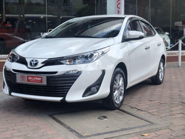 Cần bán lại xe Toyota Vios G 1.5AT đời 2019, màu trắng 0