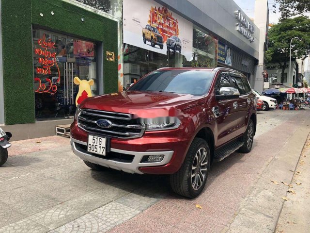 Bán Ford Everest sản xuất năm 2018, màu đỏ, xe nhập0