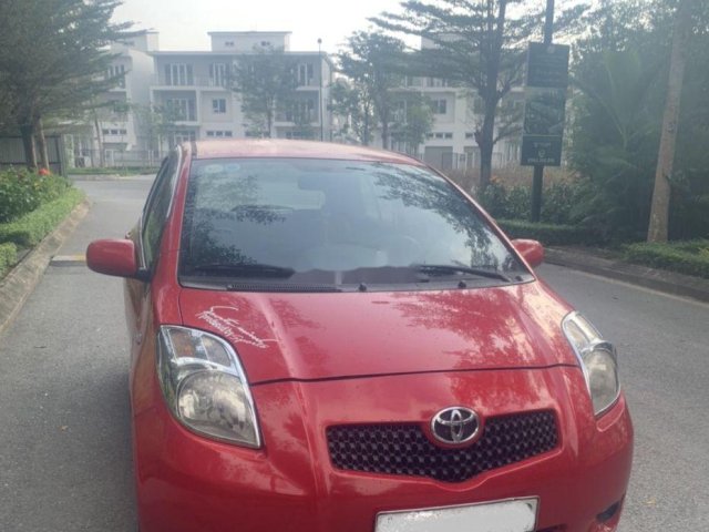 Cần bán xe Toyota Yaris AT đời 2008, màu đỏ, nhập khẩu nguyên chiếc, giá 316tr0