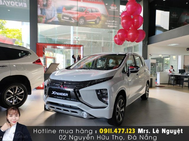 "Siêu phẩm" Mitsubishi Xpander 7 chỗ, màu trắng, nhập khẩu nguyên chiếc, góp 90% xe, LH Lê Nguyệt: 0988.799.3300